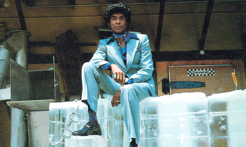 Iceberg Slim on the cover of his 1976 spoken-word album, Reflections.